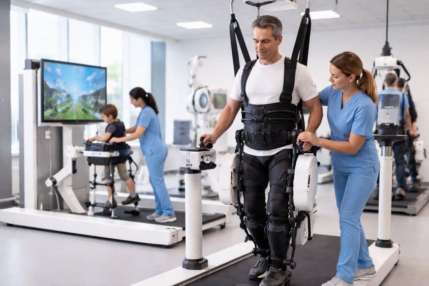 Liečba s pomocou robotickej asistencie.