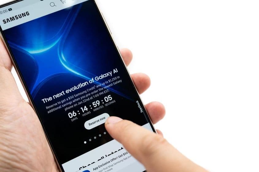 Samsung Galaxy Unpacked udalosť.