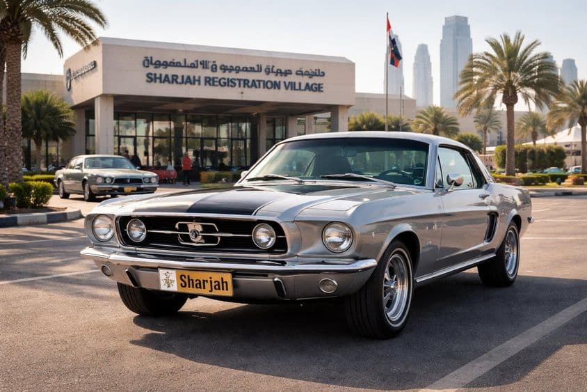 Výmena poznávacích značiek pre klasické vozidlá v Šarjahu