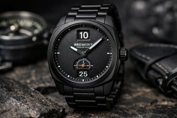 Terra Nova Skákajúca Hodina Stealth Black
