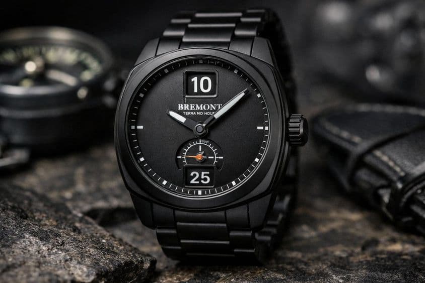 Terra Nova Skákajúca Hodina Stealth Black