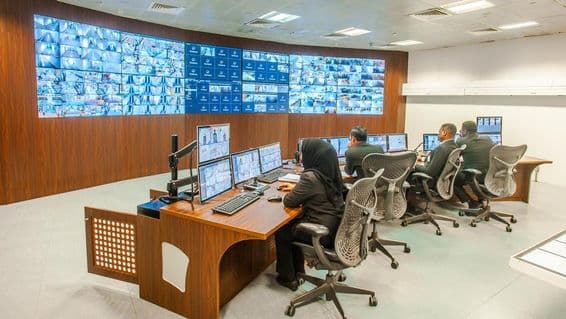 Riadiace centrum v Dubaji.