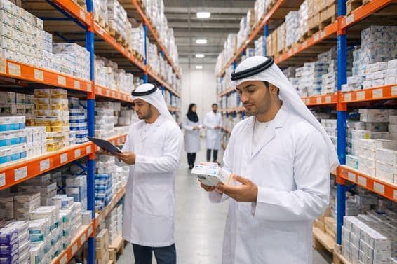 Sklad farmaceutických rezerv v SAE