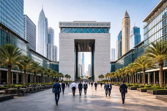Život vo finančnej štvrti Dubaja
