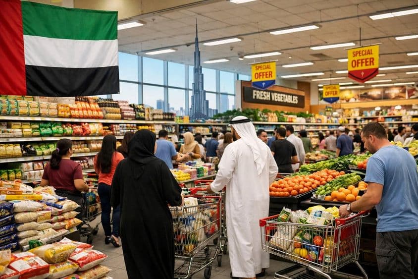 Stabilné zásoby potravín v Dubaji