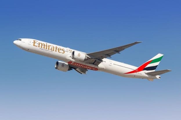 Lietadlo Emirates Boeing 777-300ER.