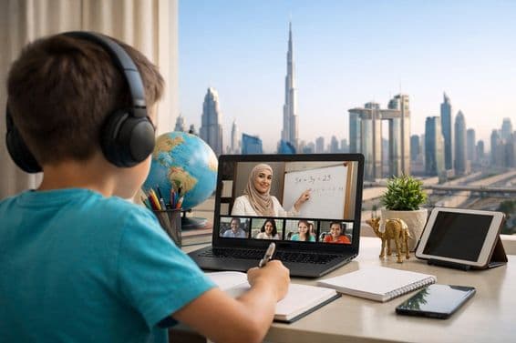 Online vzdelávanie s výhľadom na Dubaj