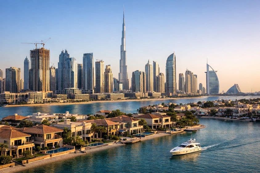 Panoráma dubajského trhu s nehnuteľnosťami