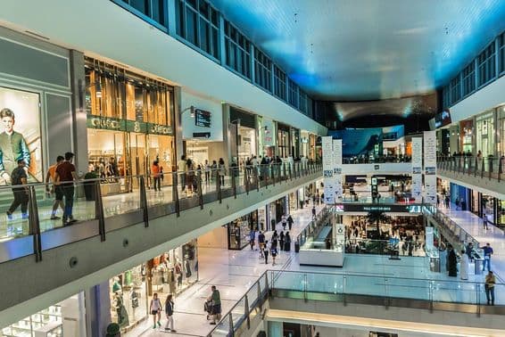 Interiér Dubaj Mall