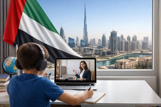 Bezpečné dištančné vzdelávanie v Dubaji