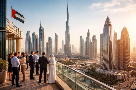 Panoráma obchodnej stability Dubaja