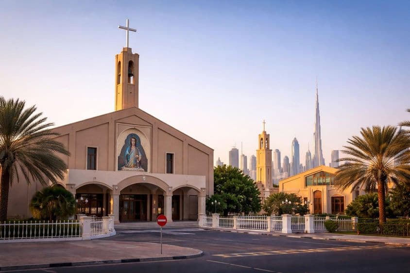 Dočasné uzavretie kostolov v Dubaji