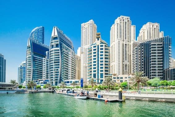 Dubaj Marina, budova La Residencia Del Mar, Sparkle Towers
