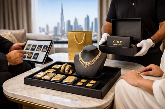 Doručenie luxusného zlata domov