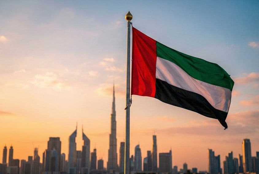 Národná vlajka Spojených arabských emirátov