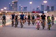 Dubajská komunita pri cyklistike