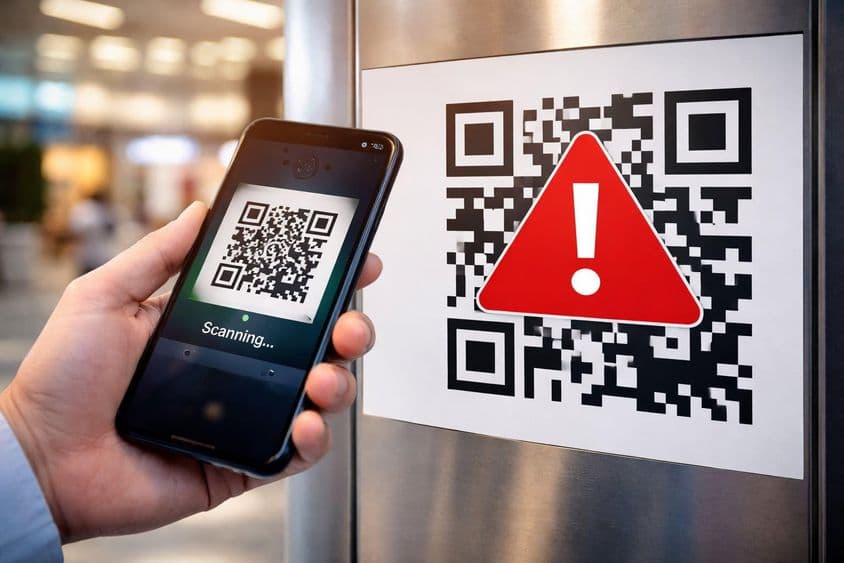 Nebezpečenstvo podvodu s QR kódmi