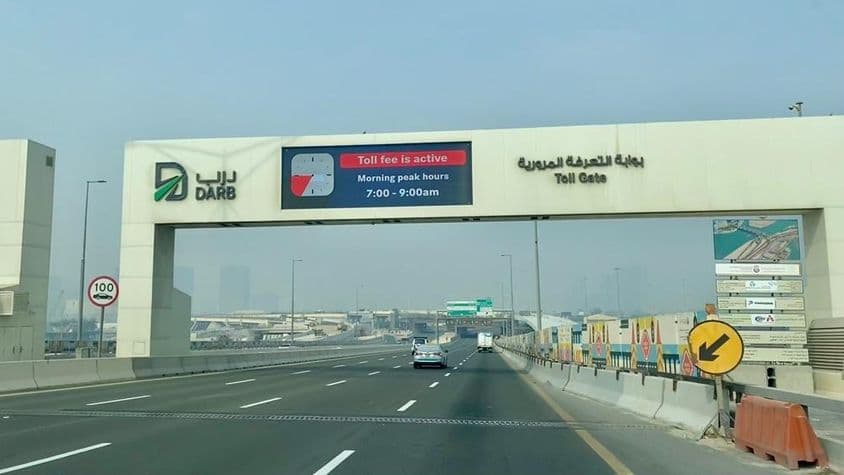 DARB mýtny systém v Abú Dhabí