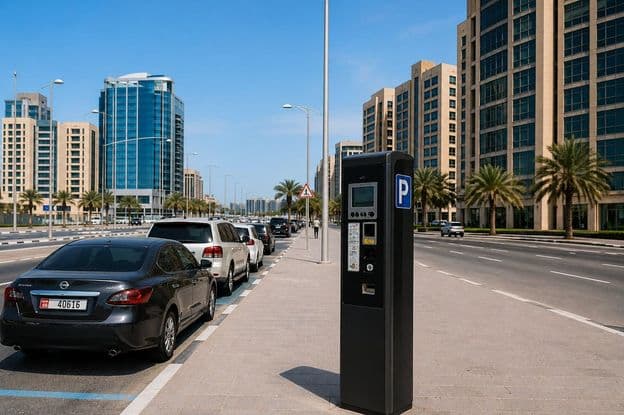 Systém parkovania v Abu Dhabi