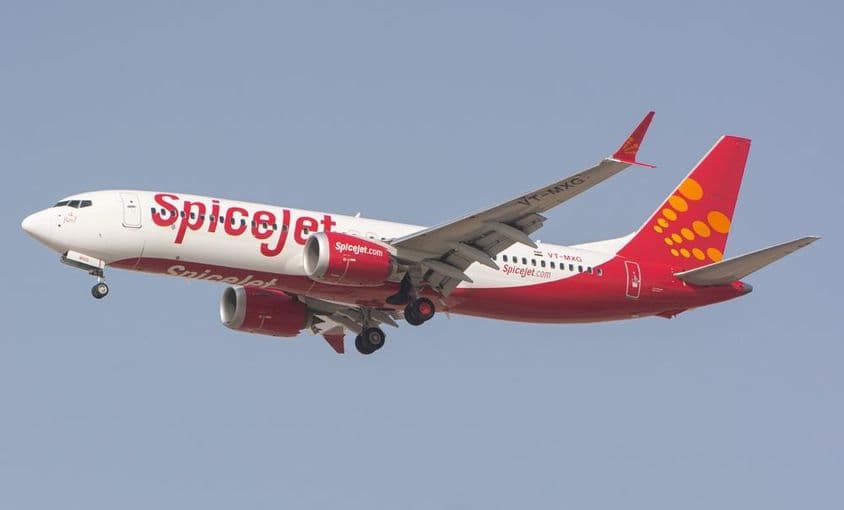 Lietadlo Boeing 737 MAX leteckej spoločnosti Spicejet