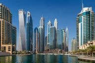 Dubajská horúčava, mestská krajina