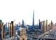 Panoráma Dubaja s Burj Khalifou