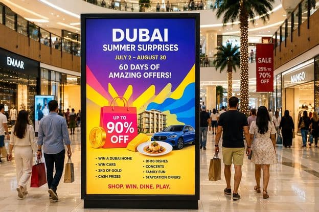 Letný nákupný zážitok v Dubaji
